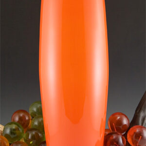 Retro Mod Italian Blown Cased Glass Bullet Vase