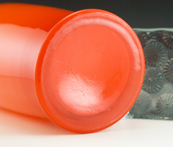 Retro Mod Italian Blown Cased Glass Bullet Vase - Image 2
