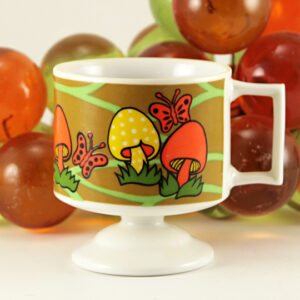 Mushroom Decor Mug Retro Modern Vintage XLT