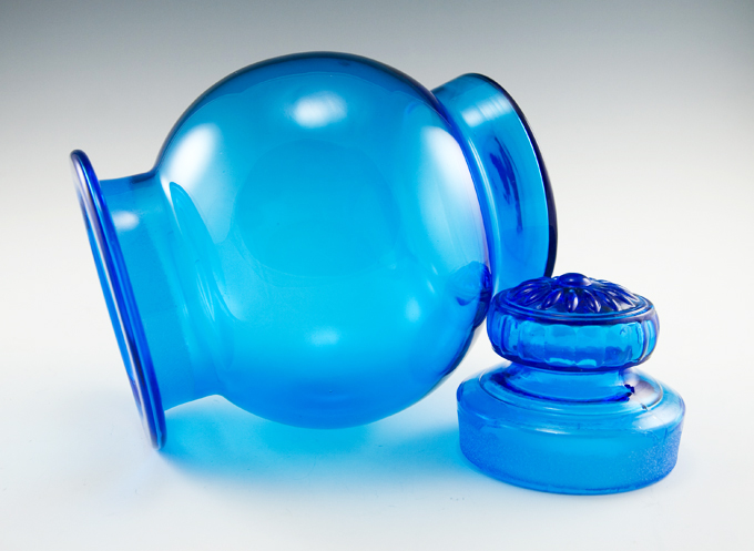 Retro Vintage Kitchen Glass Mod Canister - Image 3