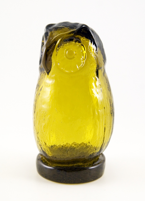 Retro Vintage Menagerie Owl by Pilgrim Art Glass - Image 2