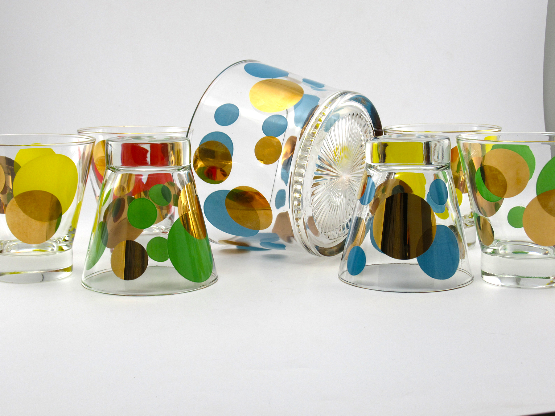 Russel Wright Eclipse Bar Glass Set 7pc 1958 - Image 3