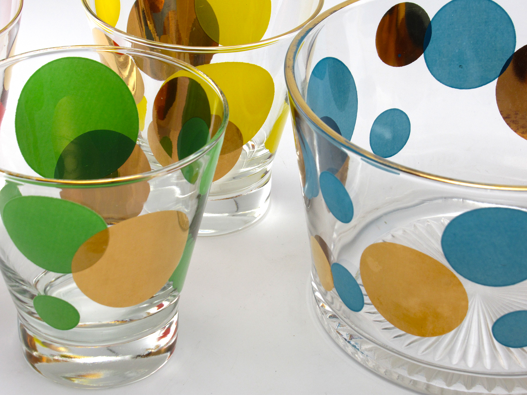 Russel Wright Eclipse Bar Glass Set 7pc 1958 - Image 4