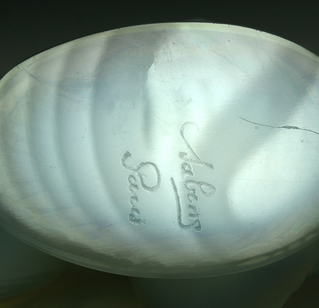 Sabino Art Glass Opalescent Oriental Goldfish Signed Paris Pre WWII - Image 5