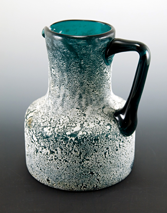Corroso Art Glass Hand-Blown Jug Mid-Century Italy - Image 5