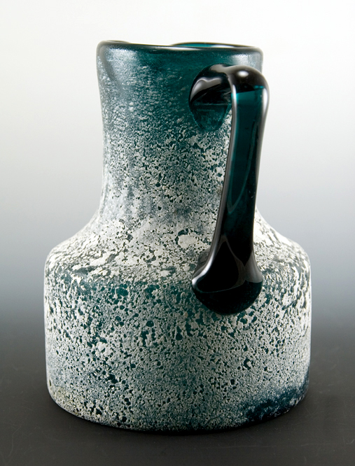 Corroso Art Glass Hand-Blown Jug Mid-Century Italy - Image 4