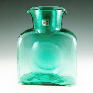 Sea Green Water Carafe by Blenko Art Glass