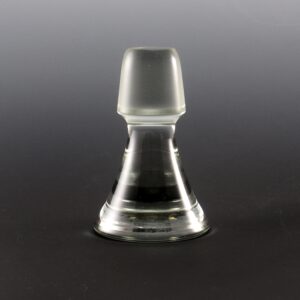 Solid Glass Bell Decanter Stopper No. 1