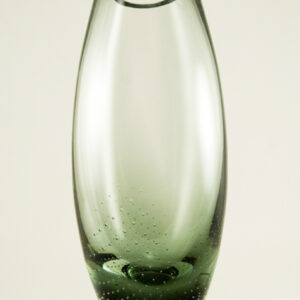 Sommerso Art Glass Geometric Trapped Bubble Vase