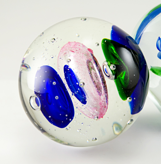 Space Orb Atomic Art Glass Paperweight - Image 3
