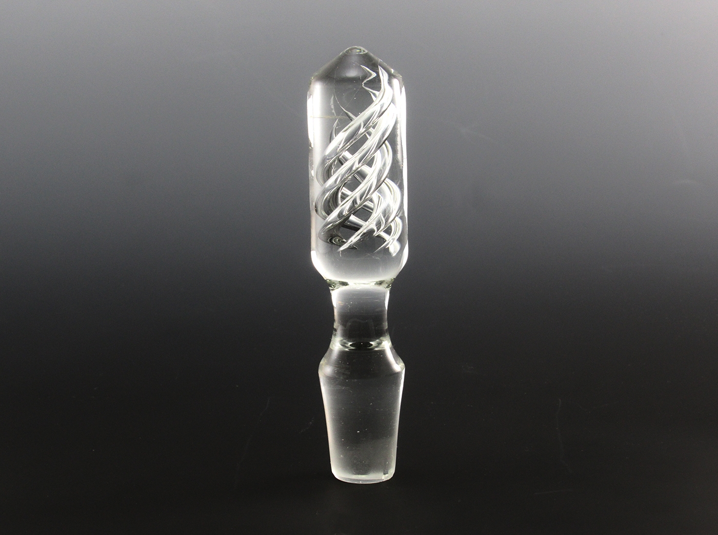 Air Twist Stopper Fine Crystal Steuben Style - Image 3