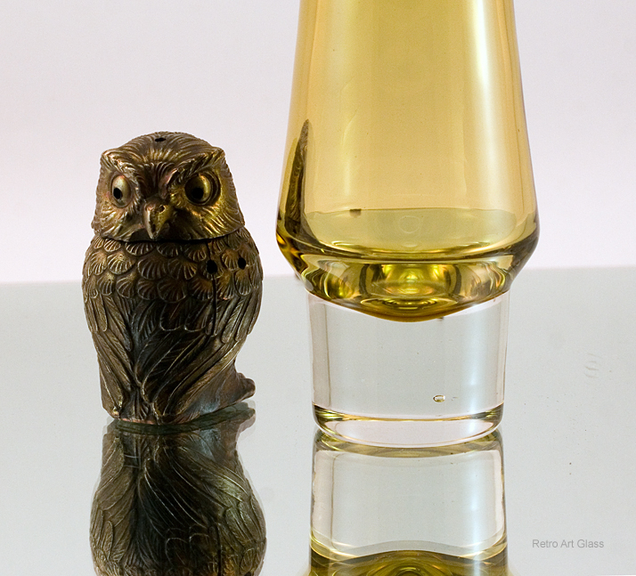 Swedish Modern Glass Svenks Form by Bo Borgstrom - Image 3