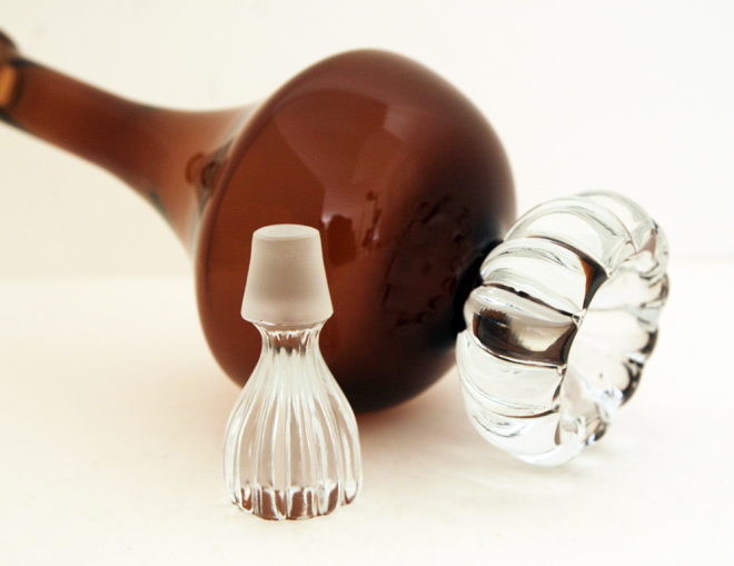 Swedish Art Glass Decanter Designed by Bo Borgstrom - Image 3