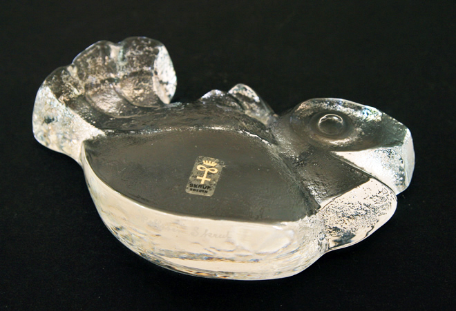 Swedish Primitive Art Glass Fish by Hellsten
