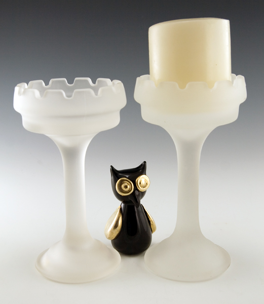 Tall Castle Turret PartyLite Candle Holder Set - Image 2