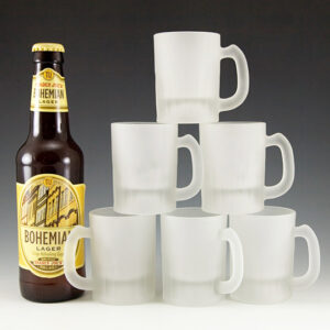 Mini Frosted Beer Mug Set of 6 Triple Shots