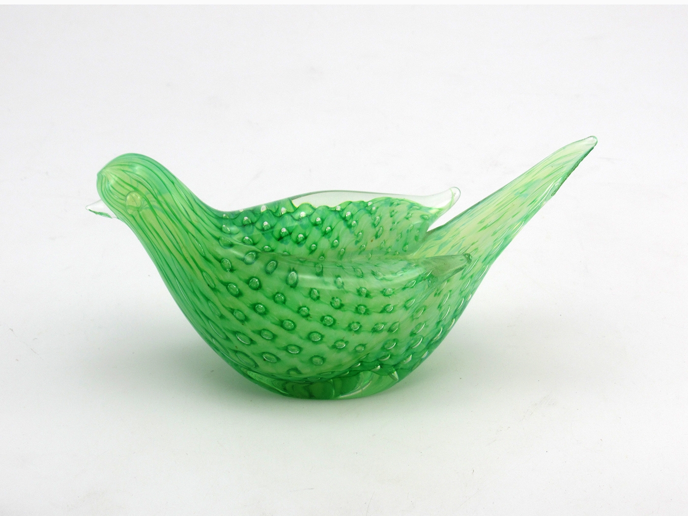 Murano Glass Bullicante Bird Vintage Venetian Dove - Image 6