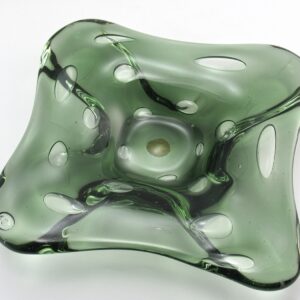 Murano Mid-Century Modern Glass Bowl by Toso