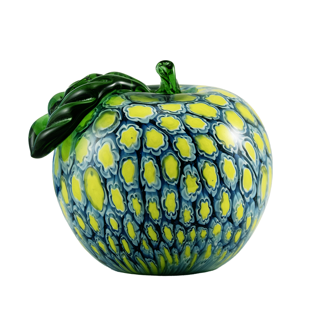 Venetian Italian Glass Murrine Packed Cased Glass Apple