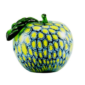 Venetian Italian Glass Murrine Packed Cased Glass Apple