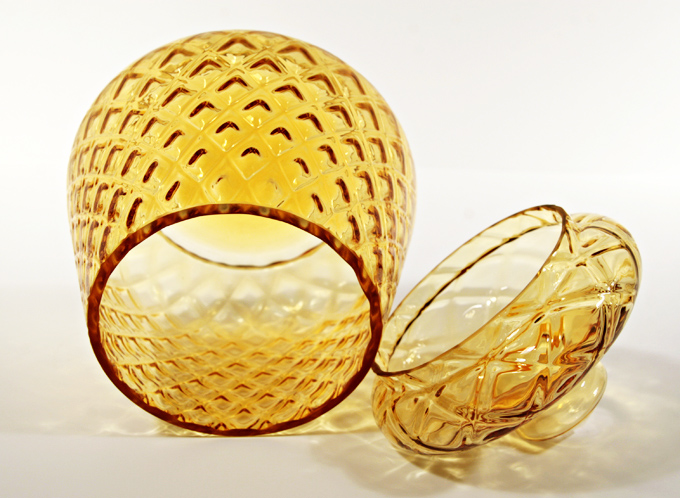 Vintage Fenton Art Glass Canister Pillow Optic Early 1960s - Image 3