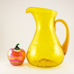 Hand Blown Blenko Art Glass Beverage Pitcher