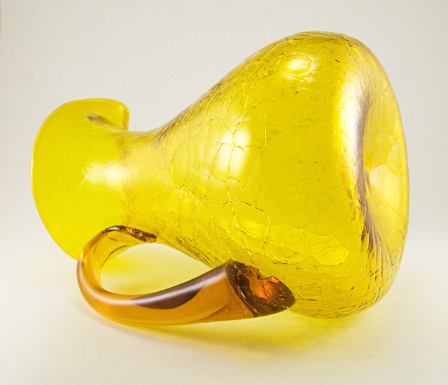 Hand Blown Blenko Art Glass Beverage Pitcher - Image 2