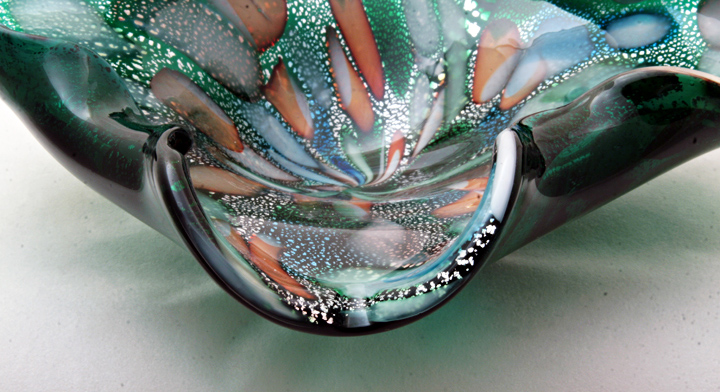 Vintage Murano Art Glass Tutti Frutti Bowl - Image 3