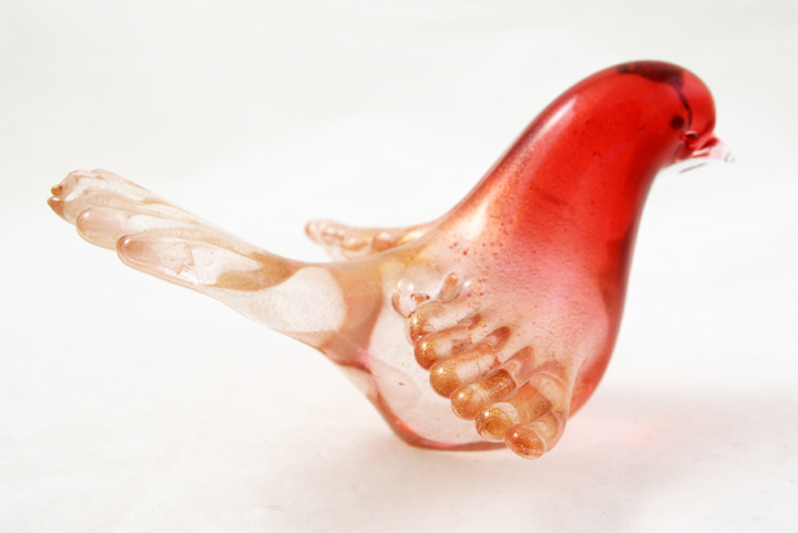 Vintage Murano Art Glass Salviati Bird - Image 3
