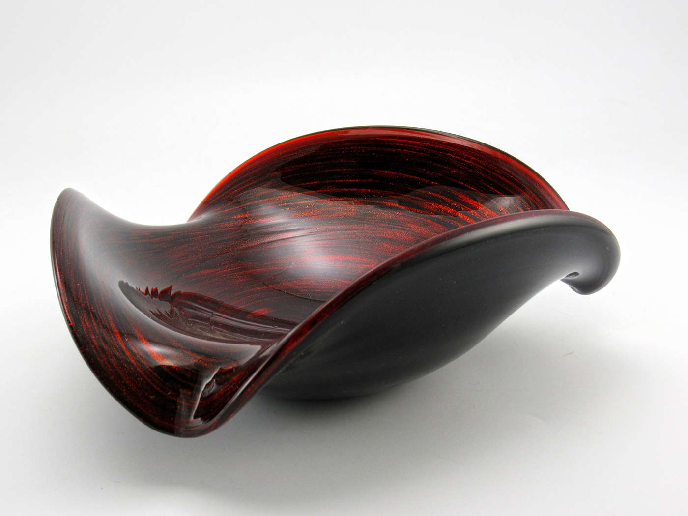 Vintage Murano Glass Mid-Century Modern Fire Bowl