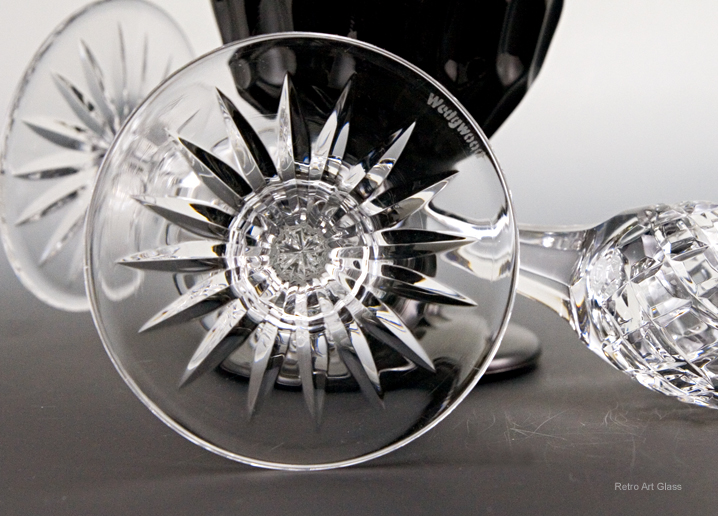 Wedgwood Crystal Candle Holders Platinum Band - Image 3