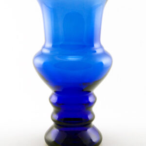 West Virginia Cobalt Blue Glass Art Deco Table Vase
