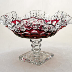 Westmoreland Irish Waterford Footed Bowl