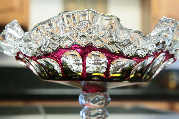 Westmoreland Irish Waterford Footed Bowl - Image 3