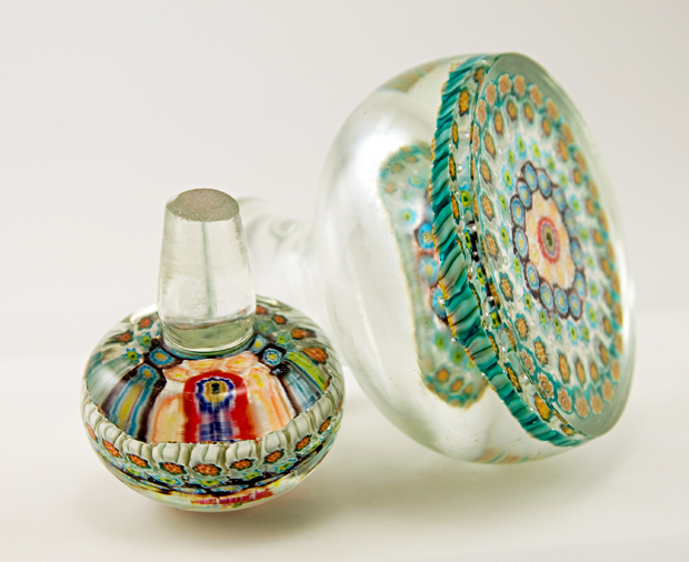 Whitefriars Glass Magnum Millefiori Inkwell Paperweight - Image 2
