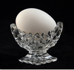 Brilliant Diamond Waffle Cut Crystal Salt Cellar Set - Image 4