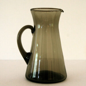 Danish Modern Smoke Black Pitcher