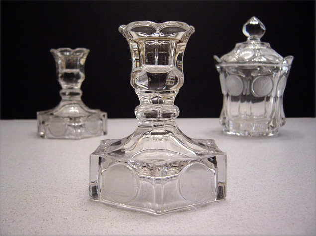 Coin Candle Holder Set - Fostoria