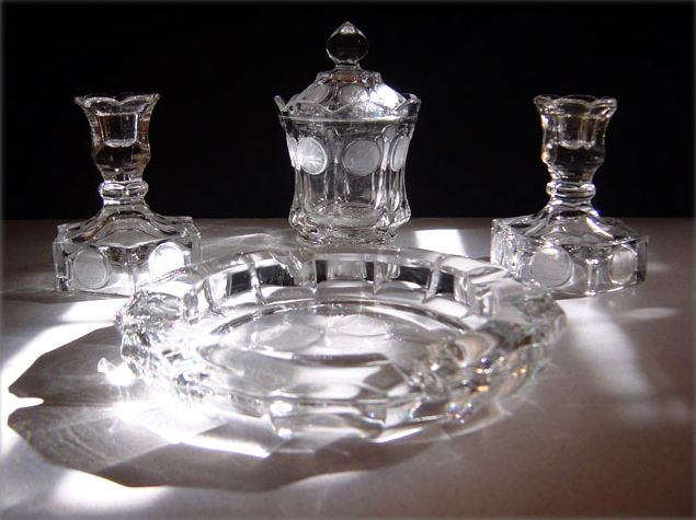 Coin Candle Holder Set - Fostoria - Image 4
