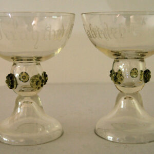 German Glass Antique Roemers w/Prunts