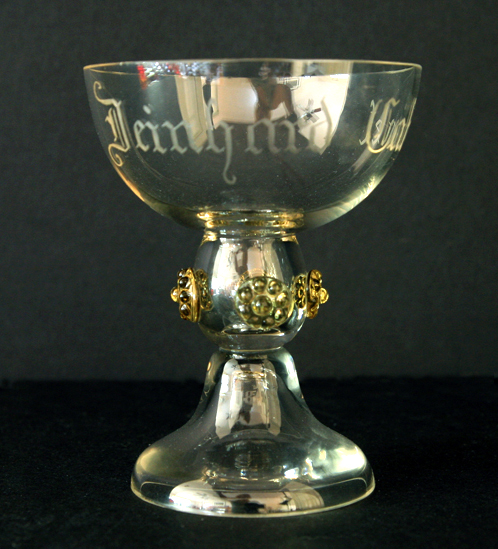 German Glass Antique Roemers w/Prunts - Image 6