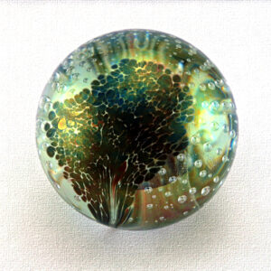 Glass Eye Studio paperweight signed year 1991