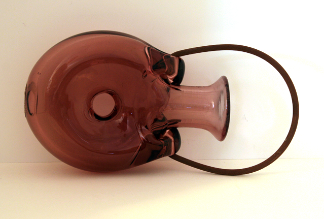 Forato Hand Blown Flask Signed - Image 2