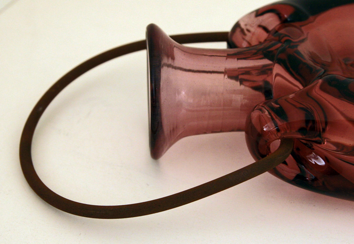 Forato Hand Blown Flask Signed - Image 6
