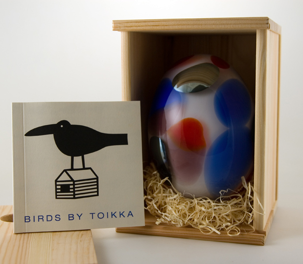 Jeweled Kiwi Glass Egg by Oiva Toikka - Image 6