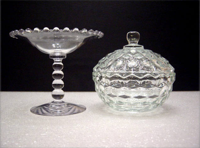 Glass Imperial Candlewick Tazza - Image 3