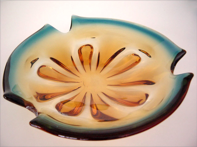 Seguso Style Italian Glass Large Bowl - Image 4