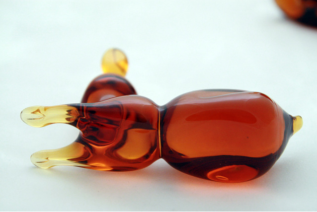 Kanawha Art Glass Hand Made Bunny Rabbit - Image 2