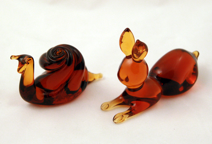 Kanawha Art Glass Hand Made Bunny Rabbit - Image 4