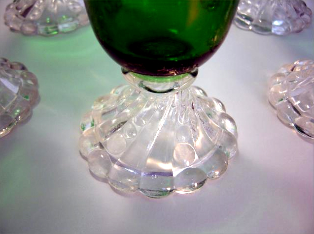 Large Forest Green Inspiration Goblet Set of 5 - Image 2